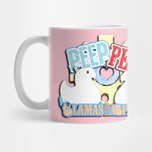 Peep Peep Llamas & Alpacas | Livdaneix Mug